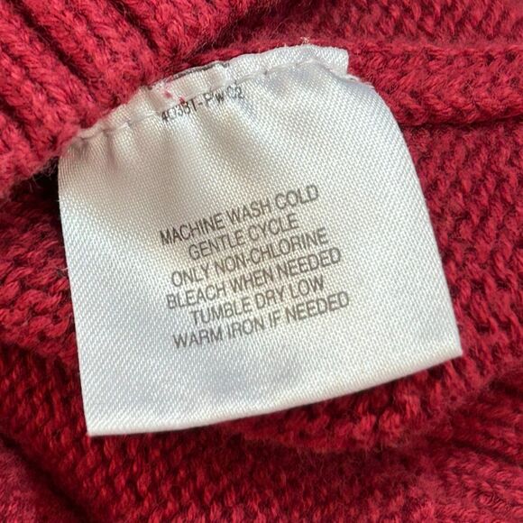 Basic Editions Vintage 100% Cotton Heavyweight Crewneck Pullover Sweater size L - Picture 3 of 6